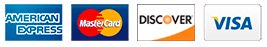 Cash - Credit & Debit Cards, including Visa, MasterCard, American Express, and Discover (For all cards, there is an additional charge of 2.7%)<br> Checks - Venmo - Cash App 